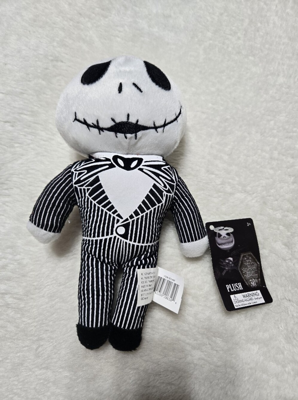 Nightmare Before Christmas Jack Skellington Plush Toy NWT